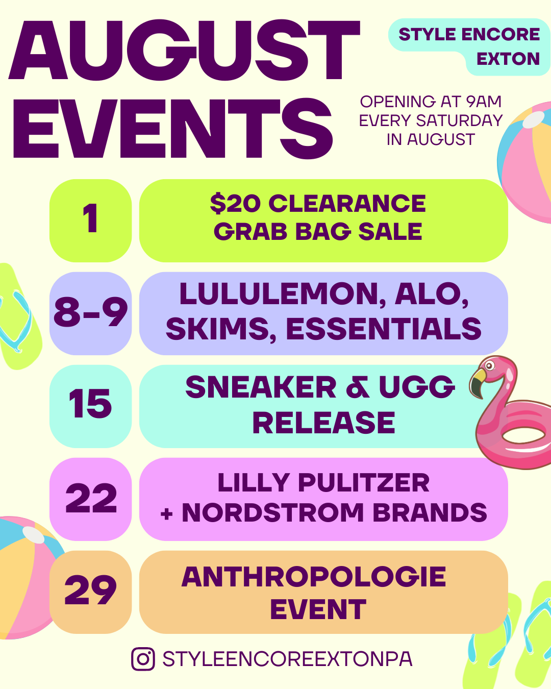 se aug events